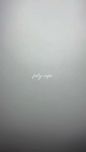 BENANG RAJUT POLY ROPE / TALI KUR 200 GRAM