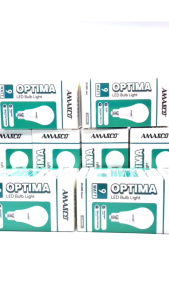 Paket Grosir 10Pcs Bohlamp LED 9Watt AMASCO OPTIMA Garansi 1 Tahun
