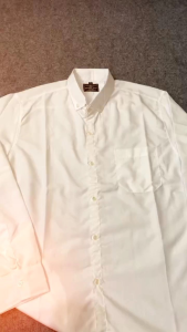 Kemeja Putih Polos Pria Slimfit | Kemeja Formal Polos Putih Hitam Dewasa Lengan Panjang