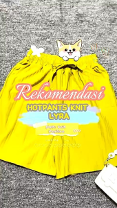 Celana Hotpants Kulot Knit Hornet Wanita Dewasa & Remaja