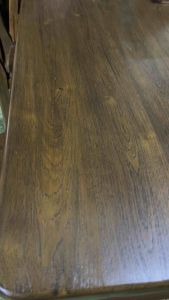 โต๊ะทานข้าวไม้สักสีเสี้ยนดำ