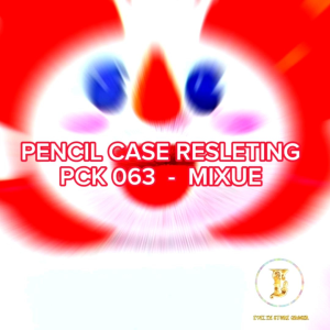 OBRAL PCK 063 pencil Case kotak pensil Resleting Besar MIXUE tempat alat tulis pensil pulpen