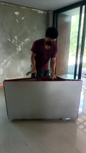 เคาเตอร์ขายของแบบมีบาร์ยื่น3ด้าน