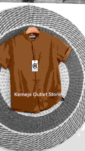 Kemeja Kemko Casual Lengan Pendek Pria Kerah Sanghai Katun Sweding Premium High Quality
