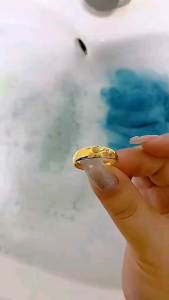 CINCIN TITANIUM EMAS ANTI LUNTUR ORI