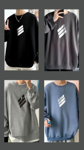 Sweater Crewneck Jumbo Pria Wanita Distro Keren Oversize Kain Fleece Tebal Adem Lembut Nyaman S-6XL Custom Simple Korean Style