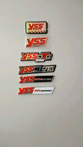 ฟอยสติ๊กเกอร์แต่งรถ แต่งคลัช แต่งท่อ แต่งโช้ค #yss ( สะท้อนแสงทุกแบบ )