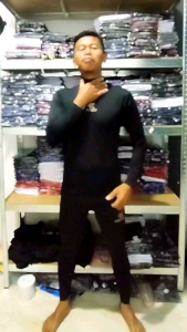 Paket 3 pcs manset Olahraga Lengan Panjang LEHER TINGGI HEATGEAR/manset lari pria/baselayer olahraga pria