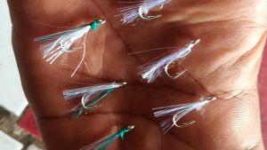 kail kotrekan kail pancing sudah terpasang bulu sutra isi 100pcs