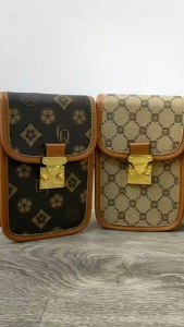 KODE: JTF2210  Warna BROWN KHAKI COFFE MATERIAL PU  SIZE L12XH18XW6CM  WEIGHT 300GR 