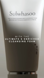 (EXP 2028) โฟมล้างหน้ารุ่นท็อป ยกกระชับผิว SULWHASOO THE ULTIMATE S ENRICHED CLEANSING FOAM