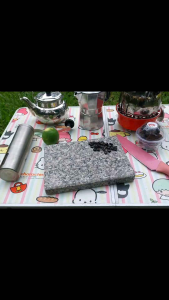 เขียงหินขนาดเล็ก 20×14cm. จากหินแกรนิต สวยงามพกพาง่าย