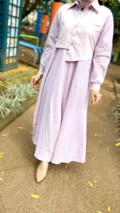 gaun kotak 049 rompi nyatu