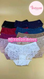 ComBo 5 Quần Lót Nữ Nguyên Ren Không Lằn Mông  Quần Chíp Nữ ren Hoa Nhiều Màu Co Giãn Mềm Mịn - Nội Y Đồ Lót  : Beteen