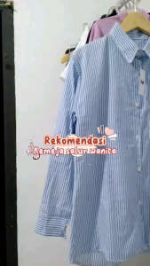 kemeja salur wanita by hanajma
