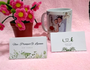 Folded / Tent Table Place Cards Personalized/Customized (for any occasions) - sold per piece