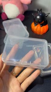 Hộp nhựa trong suốt bảo quản tai nghe thẻ ngân hàng thẻ ảnh card idol 11.5*8.5*2.8cm Hộp công cụ trong suốt đa năng đựng bài Uno hộp mini đựng kim đựng trang sức hộp đựng card thẻ ảnh nail mi