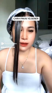 BISA COD Pelurus Rambut Permanen Original 100% untuk rambut  Rusak dan Kering Tanpa Catok Pink Smooth