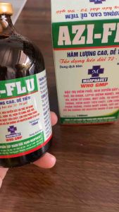 AZI FLU (100ml) marphavet viêm phổi hen suyễn viêm ruột tiêu chảy ở vật nuôi