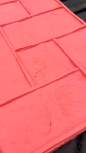 (พร้อมส่ง)แบบพิมพ์ลายคอนกรีต แม่พิมพ์ลายเส้นทางเดินสวน