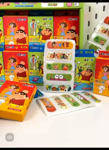 20pcs/box Cute Cartoon Waterproof Injury Plaster Breathable Cartoon Band Aid Adhesive Bandages Kids Shin-Chan