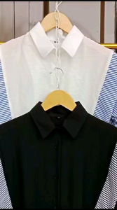 kemeja marisa wanita terbaru bahan linen premium mix katun salur premium cantik dan mewah