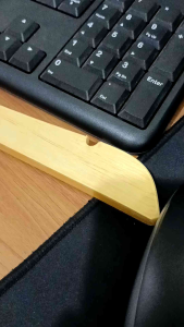 hanger kayu Premium dewasa hook gold bulat 15 Cm (1 Pcs)