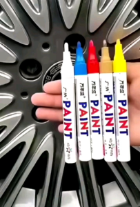 Colorful Paint Marker Pen Waterproof Touch Up Paint DIY Vehicle Tire Glass Shoe Stone Paper Wood