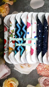 21cm reusable cloth pantyliner kain (with waterproof)