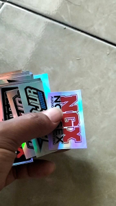 STIKER SOUND MINIATUR ISI 29 PCS BAHAN HOLOGRAM