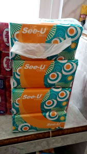 Paket Tisu See u Classic 250sheet x4(Empat)pcs Tisu Wajah