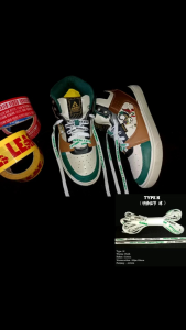 ORIGINAL Shoelaces/tali sepatu katakana two color by daad.co Type H