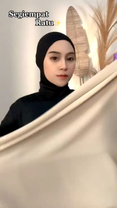 Hijab Segiempat Square Laser Ratu Matt Polycotton By Ulya Hijab Kerudung Polos Segiempat Kekinian Limited Edition