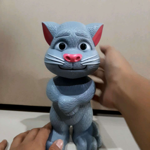 mainan talking tom cat bahasa Indonesia sensor sentuh / mainan kucing tom berbicara tiru suara