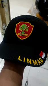 Topi LINMAS Hitam: Topi Kerja Pria Nyaman & Hitam