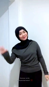 APRIL TOP Atasan Knit Wanita Korean Style Top Baju Knit Wanita Lengan Panjang Basic Longsleeve