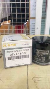 CORNER กรองน้ำมันเครื่อง รถ MAZDA 323 MAZDA 2 MAZDA 3 CX3-CX5 (B6Y1-14-302)