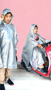 Jas Hujan Ponco Dewasa Bahan Tebal berkualitas.Mantel Hujan Anti Air  polos lengan