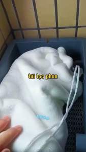 Túi lọc bể cá cao cấp siêu thoát nước lọc cặn chất thải thức ăn thừa hiệu quả kích thước 12x27cm.