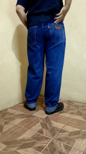 Celana Jeans Reguler Warna Blue Garmen Non Strech / Tidak Melar