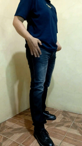 JG Denim - Celana Jeans Slimfit Blue Garment bahan Meral nyaman enak di pakai