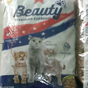 Beauty Cat Food 1kg Makanan Kucing Kering Adult Kitten Varian Chicken Salmon
