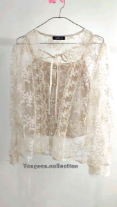 2888 EDMONDA LACE TOP + TANKTOP – BAJU BRUKAT LENGAN PANJANG – BAJU RENDA KOREASTYLE – BAJU CUTE –BLUS IMPORT – BLUS PREMIUM – PREMIUM QUALITY – KEKINIAN – BAJU KOREA-- BRANDED FASHION – FASHION IMPORT