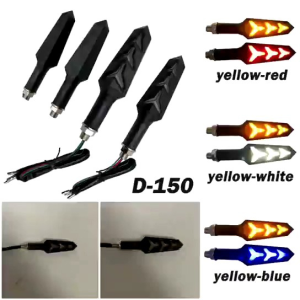 Lampu sen Panah LED 2 warna senja Putih sein kuning running universal - Sepasang