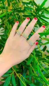 Cincin emas bangkok cop 916 persis ori