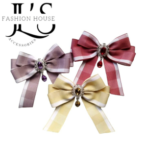 JLs | Checkered Lolita Style Pendant Brooch Pin or Clip