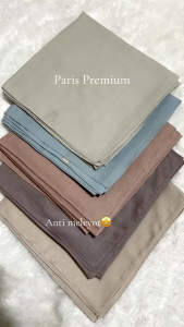Hijab Paris Premium: Jilbab Segi Empat Lembut Halus Nyaman Dipakai Anti Letoy