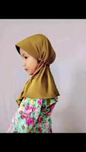 Hijab Anak 2-6 Thun Krudung tali karet
