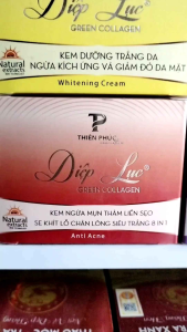 dưỡng trắng da ngừa kích ứng và giảm ₫ỏ diệp lục collagen