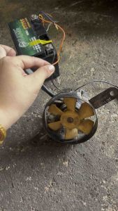 20cm3 มิติ พัดลมหม้อน้ำ โซนิค sonic125 สำหรับการบรรจุภัณฑ์ รุ่นสีเขียว สามารถใช้งานได้ปกติรับประกัน